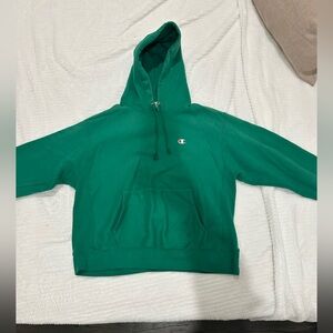 Champion Reverse Weave Sweatshirt Hoodie Mens Size Large Lime Green Vtg